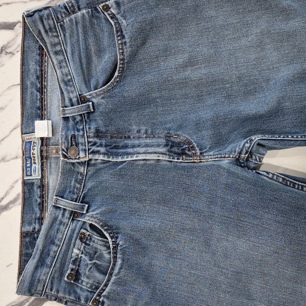 Old Navy 32X34 Boot Cut Vintage 90s Men's Blue Jeans - Picture 4 of 10
